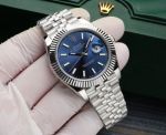 ROLEX Log  2824 Automatic Movement 41MM Blue Watch